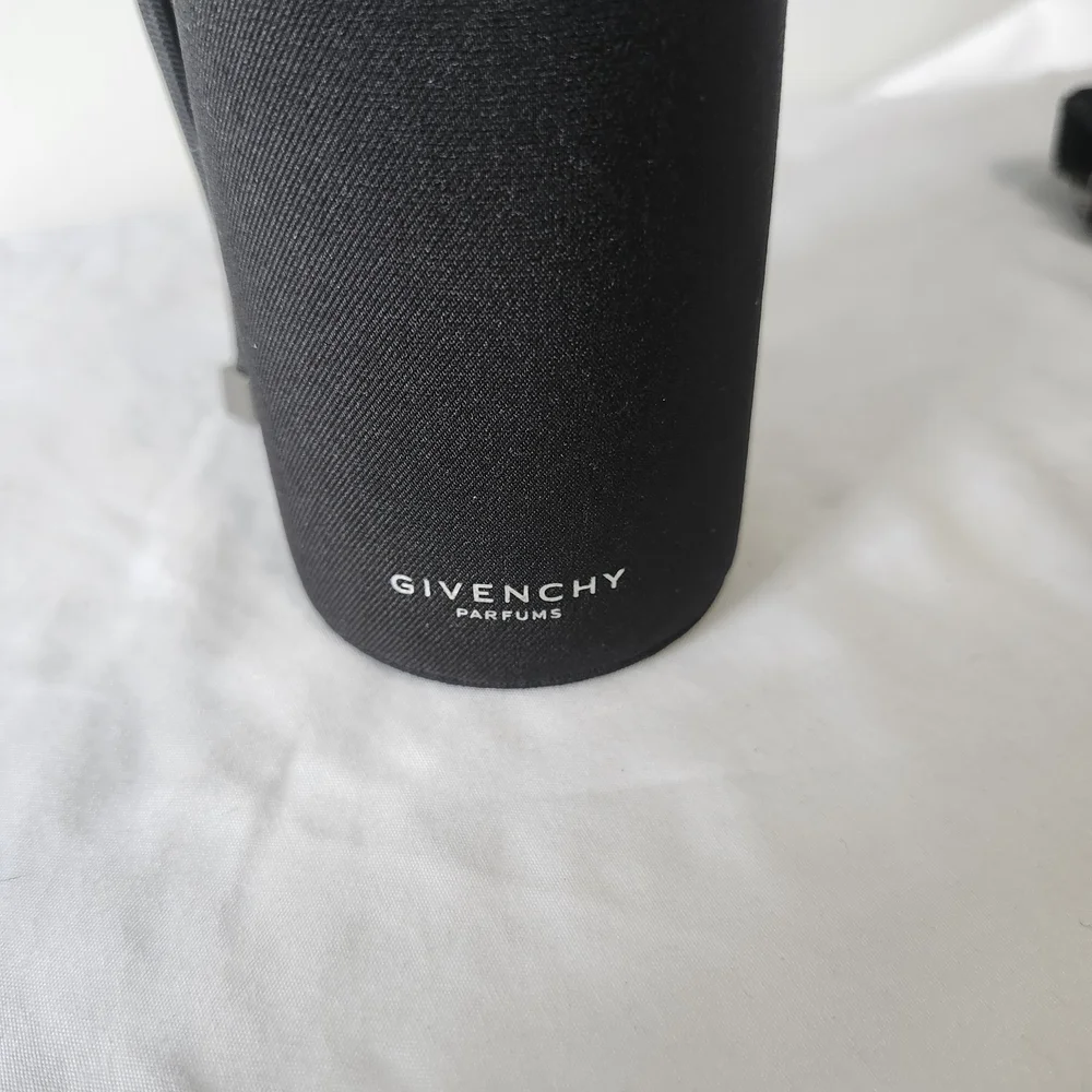 Givenchy Black Embossed Logo Cosmetic Pouch Set